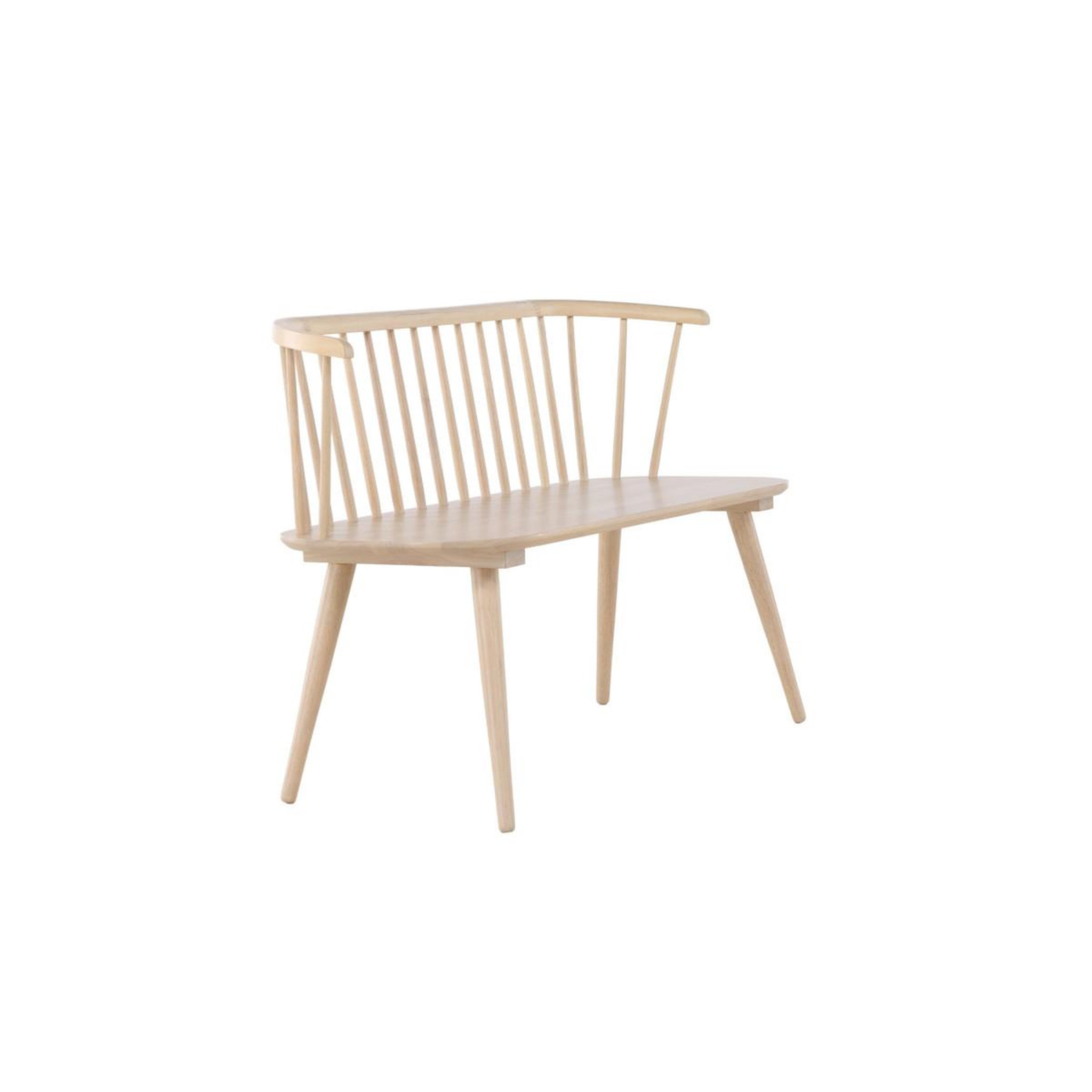 Voir la diapositive 2 : Paris Prix Banc design en bois  bobby  120cm naturel