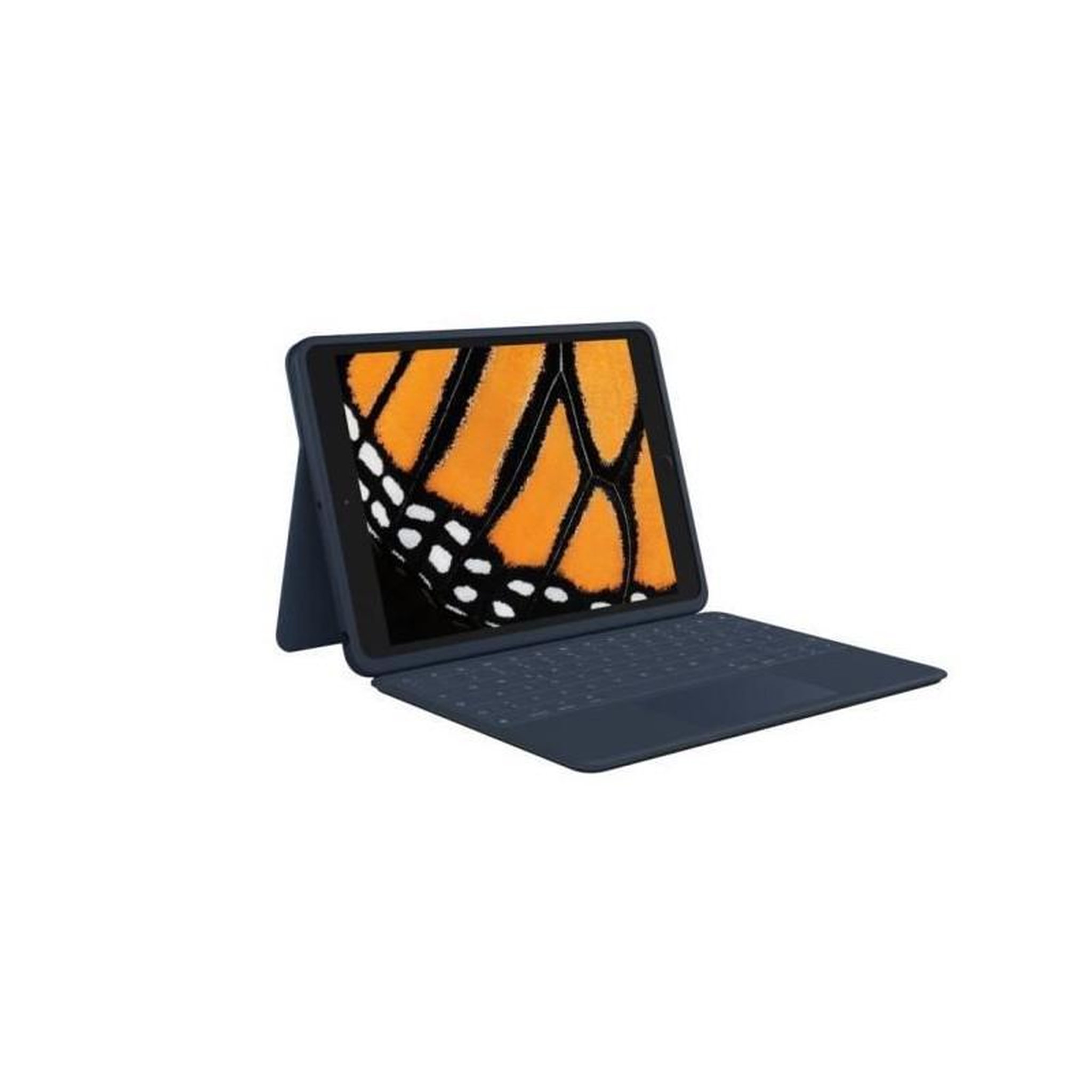 Logitech Etui clavier - Logitech Rugged Combo 3 Touch -  Pour iPad 7e, 8e et 9e generations AZERTY, Francais