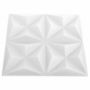 Voir la diapositive 5 : VIDAXL Panneaux muraux 3D 24 pcs 50x50 cm blanc origami 6 m^2