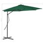 Voir la diapositive 6 : VIDAXL Parasol d'exterieur avec mat en acier 300 cm Vert