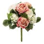 Voir la diapositive 1 : ATMOSPHERA Bouquet de Fleurs  Vero  35cm Rose & Blanc