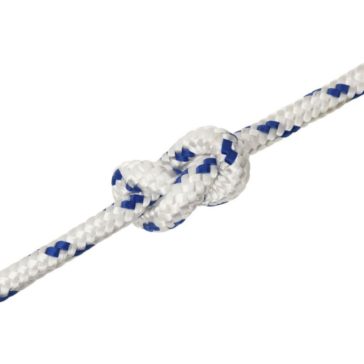 VIDAXL Corde de bateau Blanc 12 mm 25 m Polypropylene