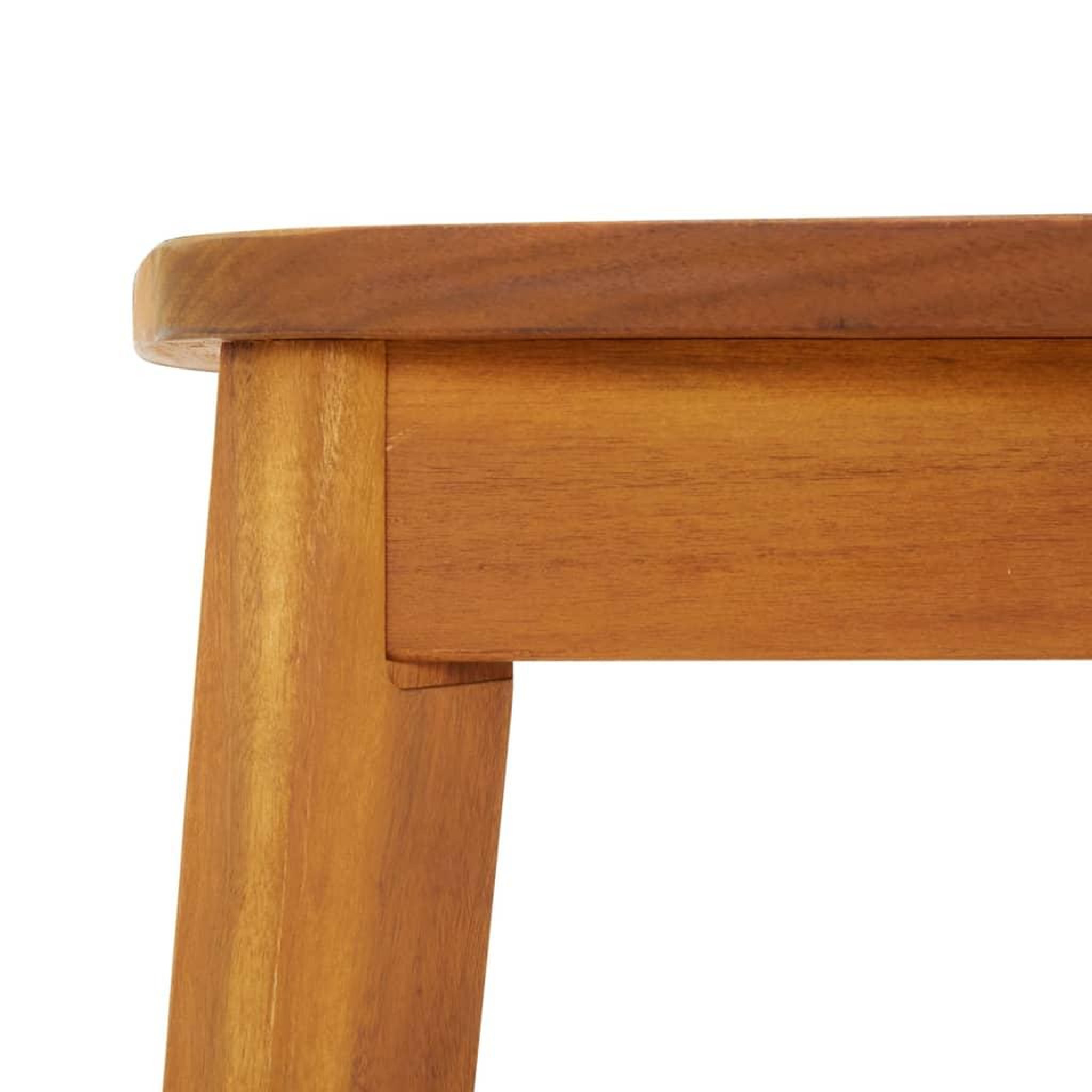 Voir la diapositive 4 : VIDAXL Table de jardin 200x100x75 cm Bois d'acacia solide
