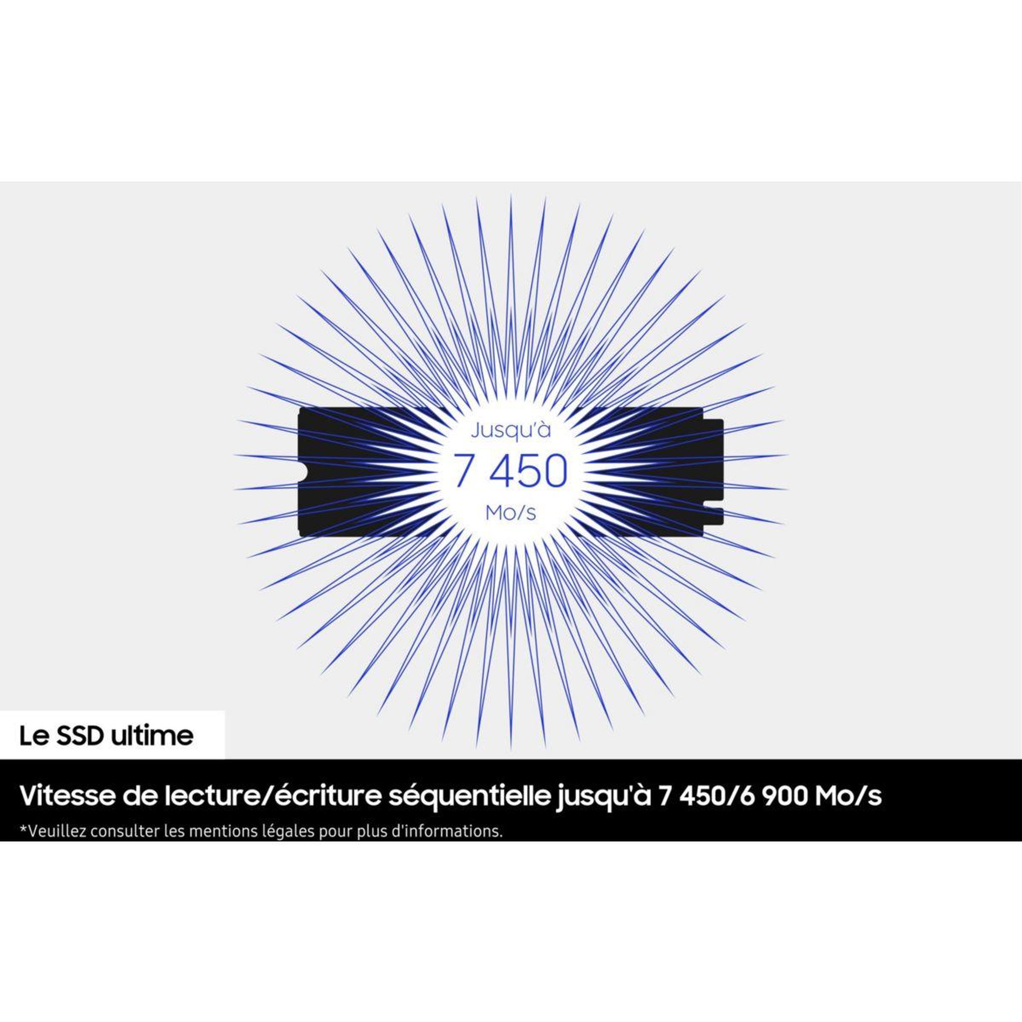 Voir la diapositive 5 : Samsung Disque dur SSD interne 2To 990 Pro avec dissipateur