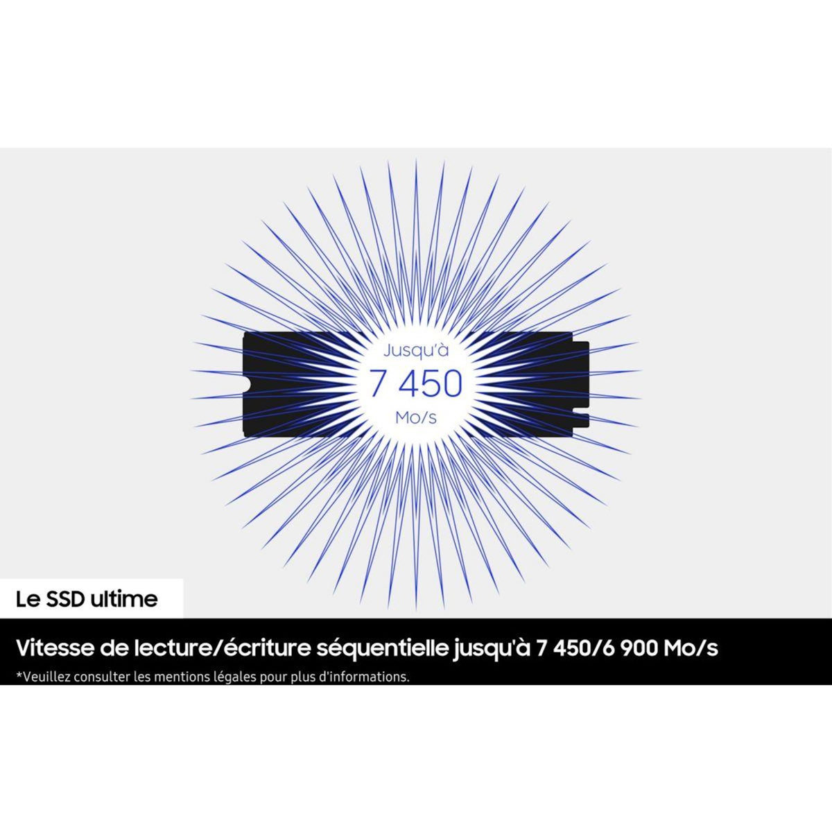 Samsung Disque dur SSD interne 2To 990 Pro avec dissipateur