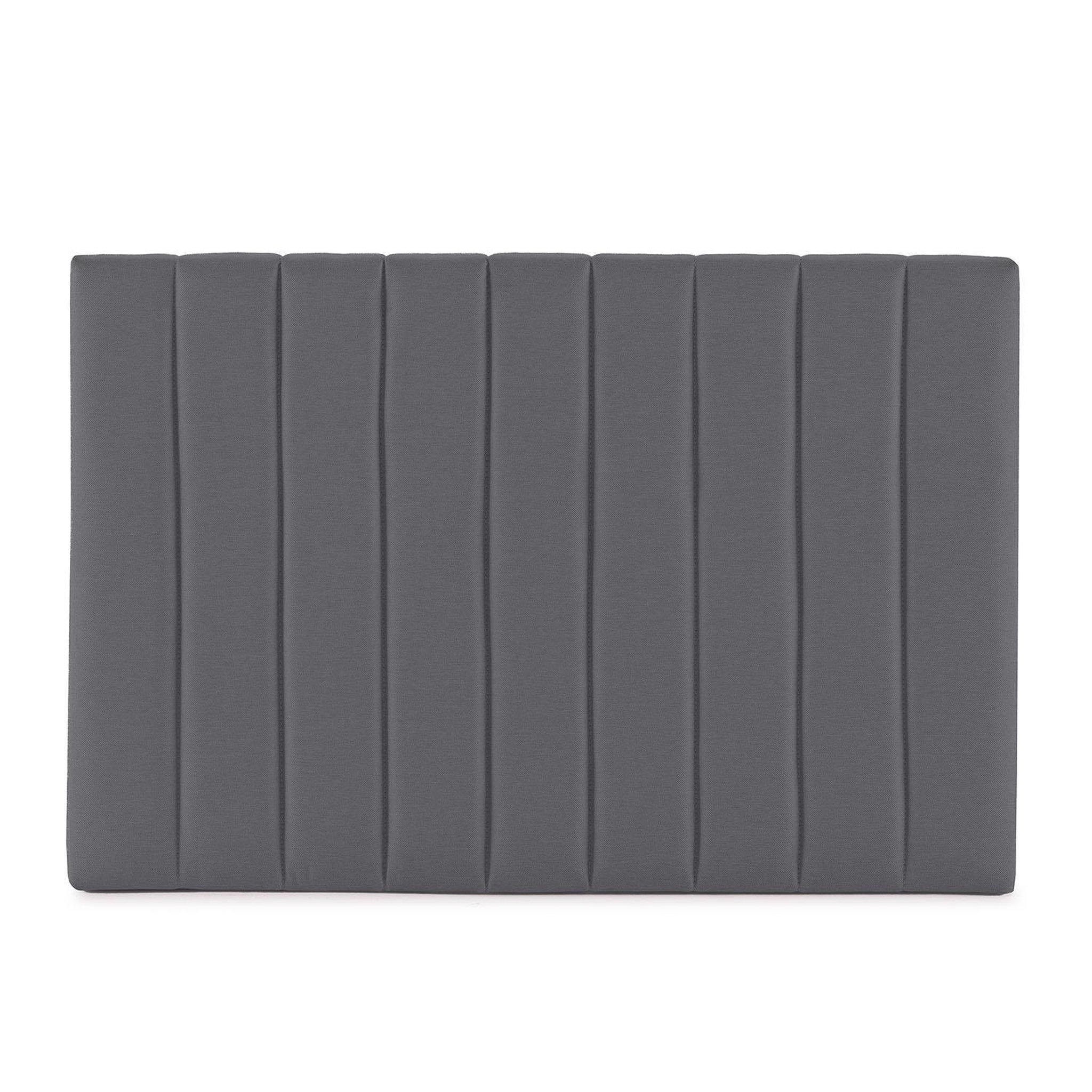 Voir la diapositive 3 : VS VENTA-STOCK Tête de lit tapissée Eris 90x60 cm Gris foncé