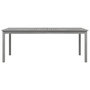 Voir la diapositive 3 : VIDAXL Table de jardin Gris 200x100x75 cm Bois d'acacia solide