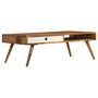 Voir la diapositive 1 : VIDAXL Table basse 110x50x35 cm Bois massif