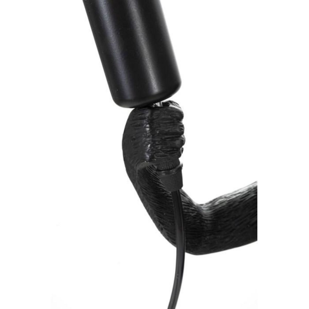 Paris Prix Lampe à Poser en Résine  Singe  55cm Noir