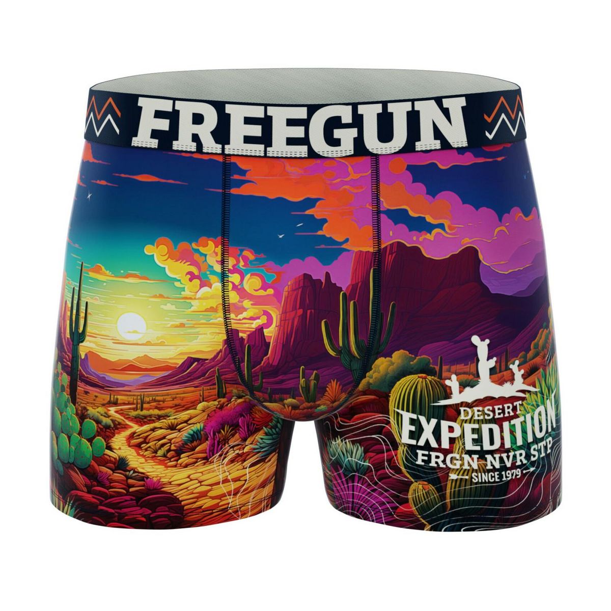 FREEGUN Lot de 4 boxers enfant Vibrant