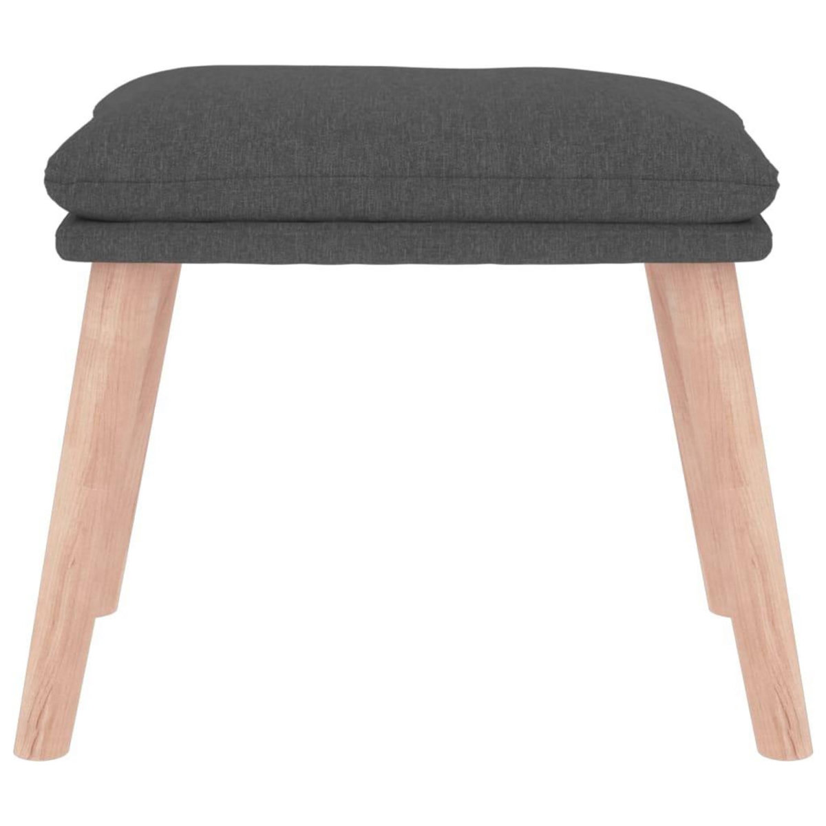 VIDAXL Repose-pied Gris fonce 45x29,5x35 cm Tissu