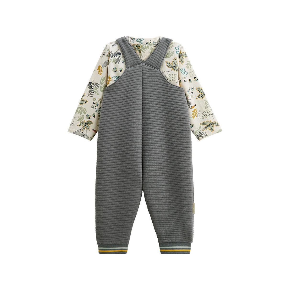 Petit Béguin Ensemble salopette bébé et t-shirt Boavista