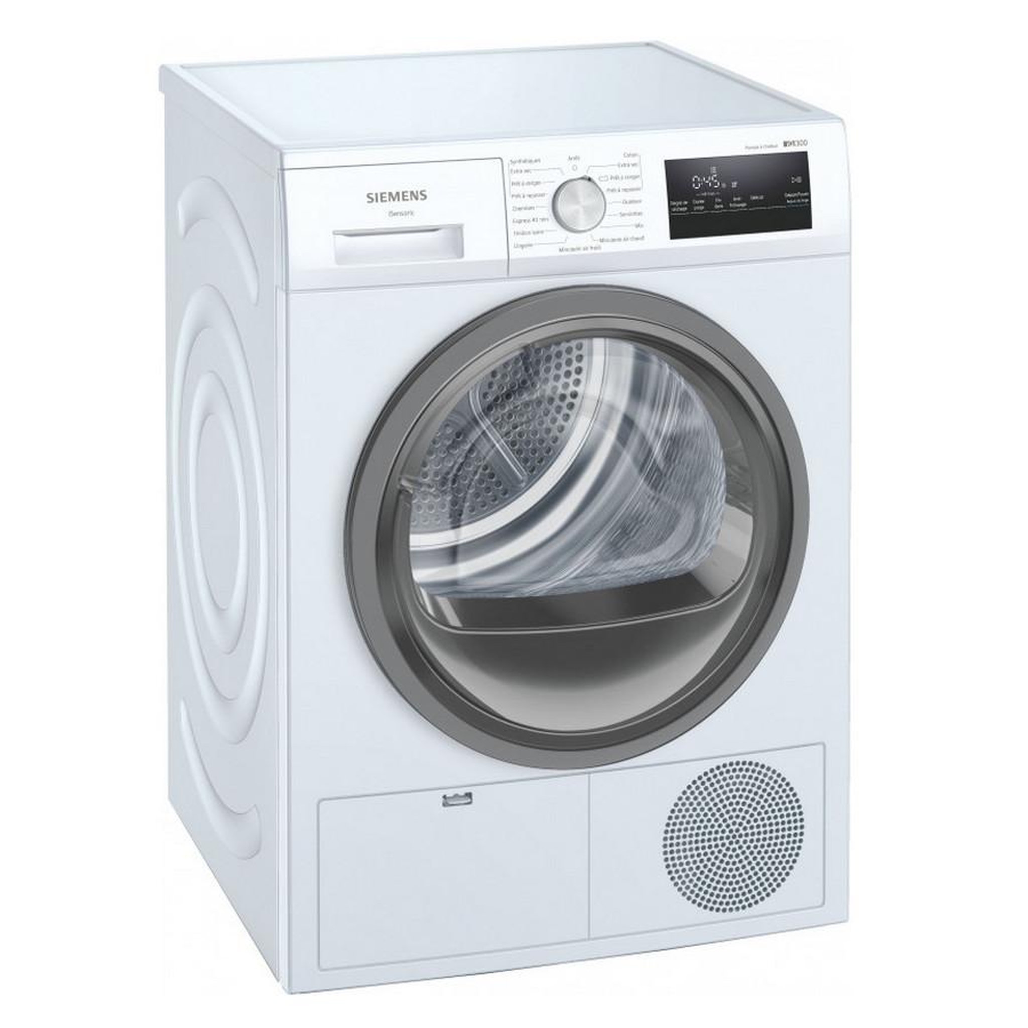 Voir la diapositive 2 : Siemens Sèche-linge pompe à chaleur à condensation 60cm 8kg - wt45hv14fr