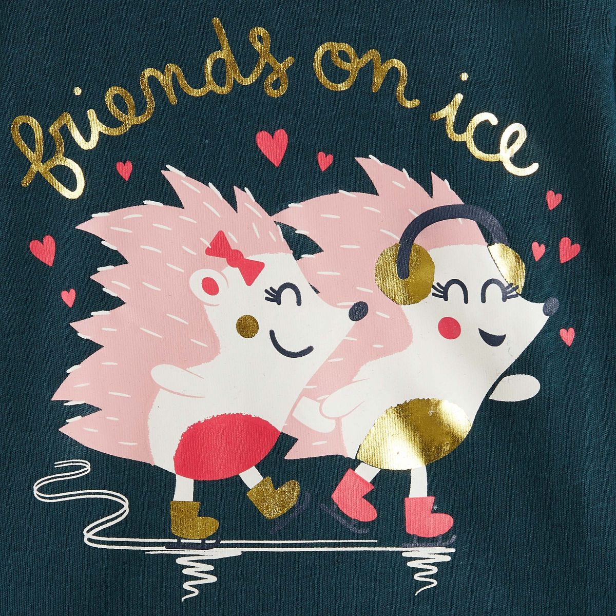 INEXTENSO T-shirt manches longues hérissons bébé fille