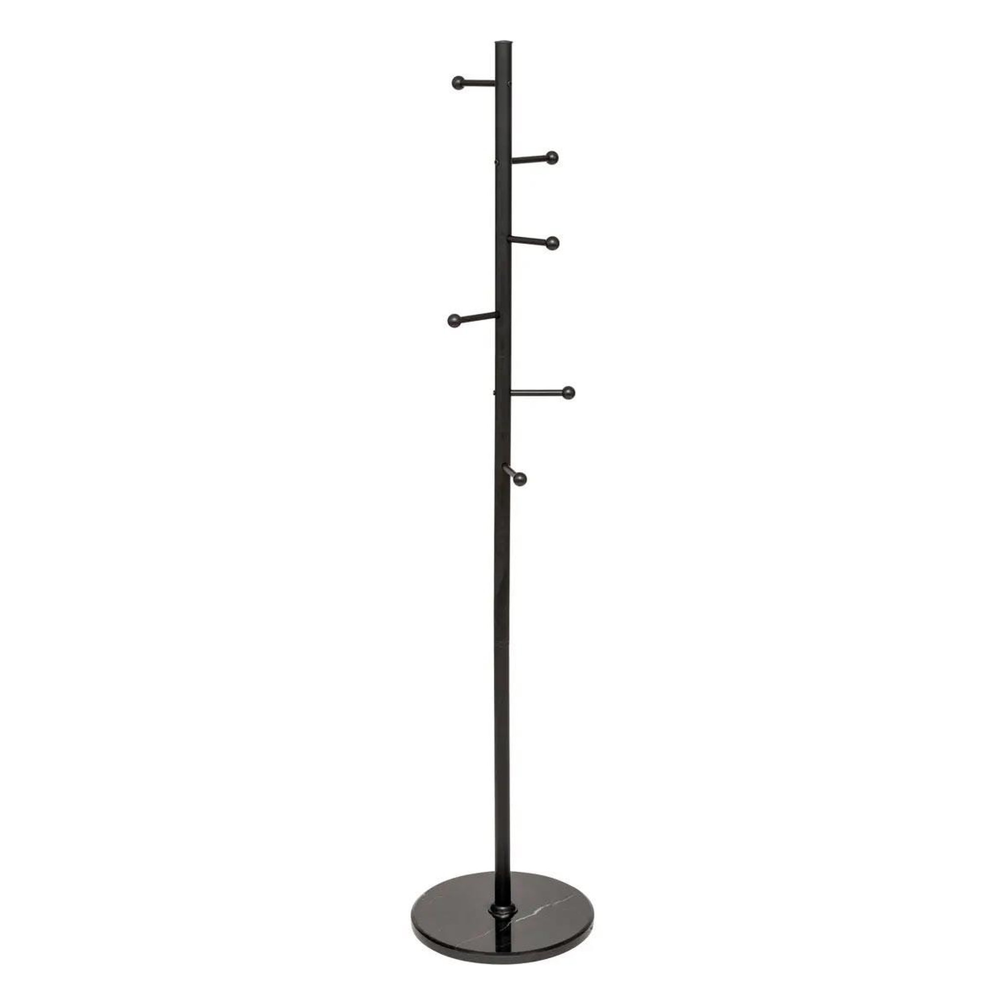 FIVE Porte-manteau 6 tiges en métal  blackmarble  173cm noir