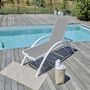 Voir la diapositive 3 : DCB GARDEN Chaise longue de jardin - Blanc - BARCELONA