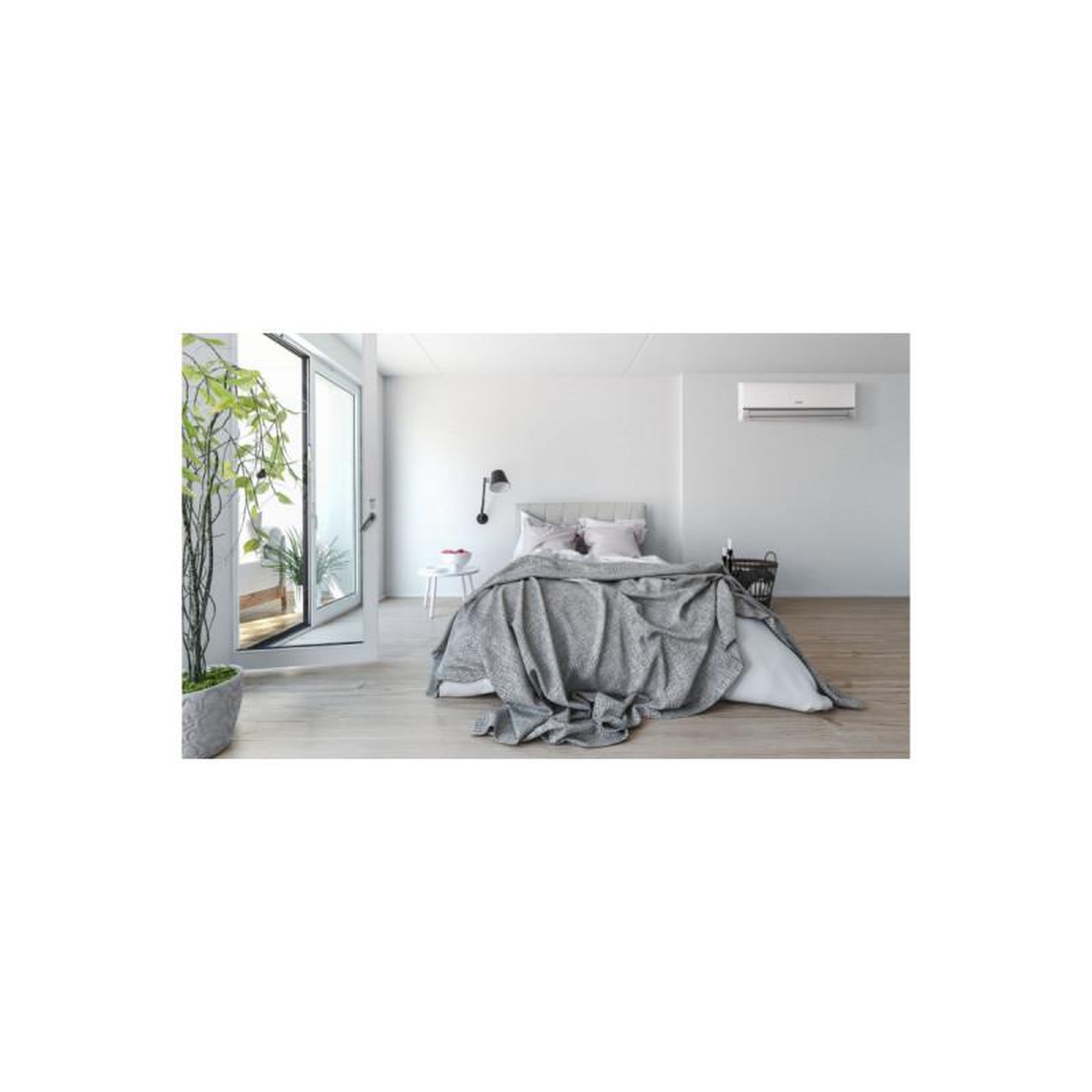 Voir la diapositive 4 :  Pack Climatiseur reversible bi-split AIRTON - A Poser Soi-meme - 2500W - 2500W - Readyclim 2x4M - W