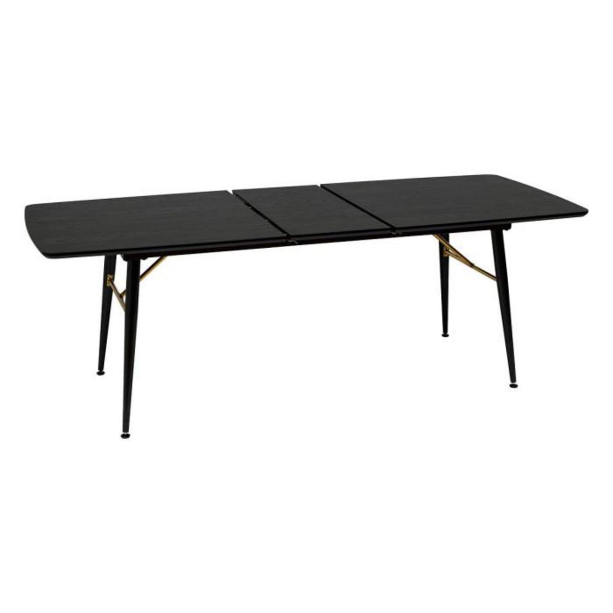 ATMOSPHERA Table à Manger Extensible  Aubrey  180-220cm Noir