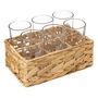 Voir la diapositive 1 : SECRET DE GOURMET Lot de 6 Verres & Rack  Tyson  25cl Naturel