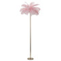 Voir la diapositive 1 : Paris Prix Lampadaire Imitation Plume  Palm  160cm Or & Rose