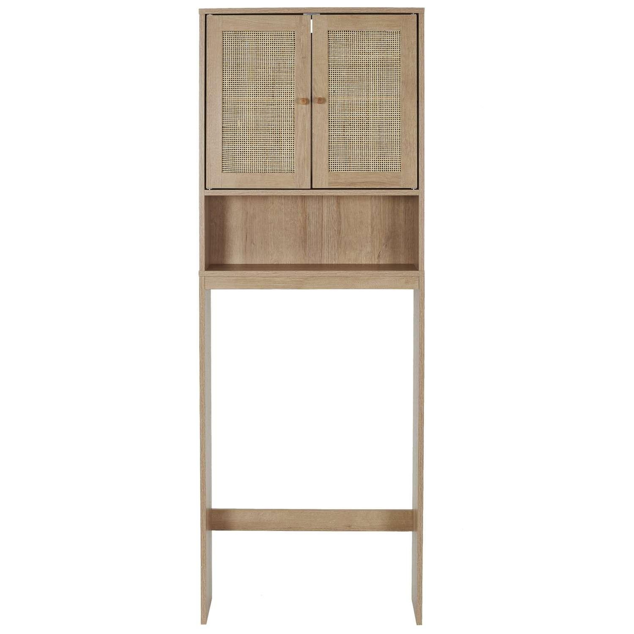 The Home Deco Factory Meuble dessus wc bali en cannage - marron