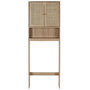 Voir la diapositive 1 : The Home Deco Factory Meuble dessus WC Bali en cannage - Marron