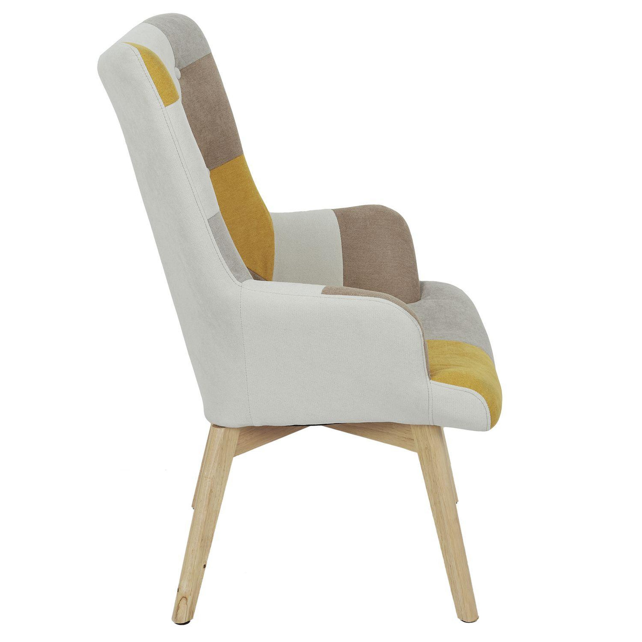 Voir la diapositive 3 : TOILINUX Fauteuil Helsinki Patchwork