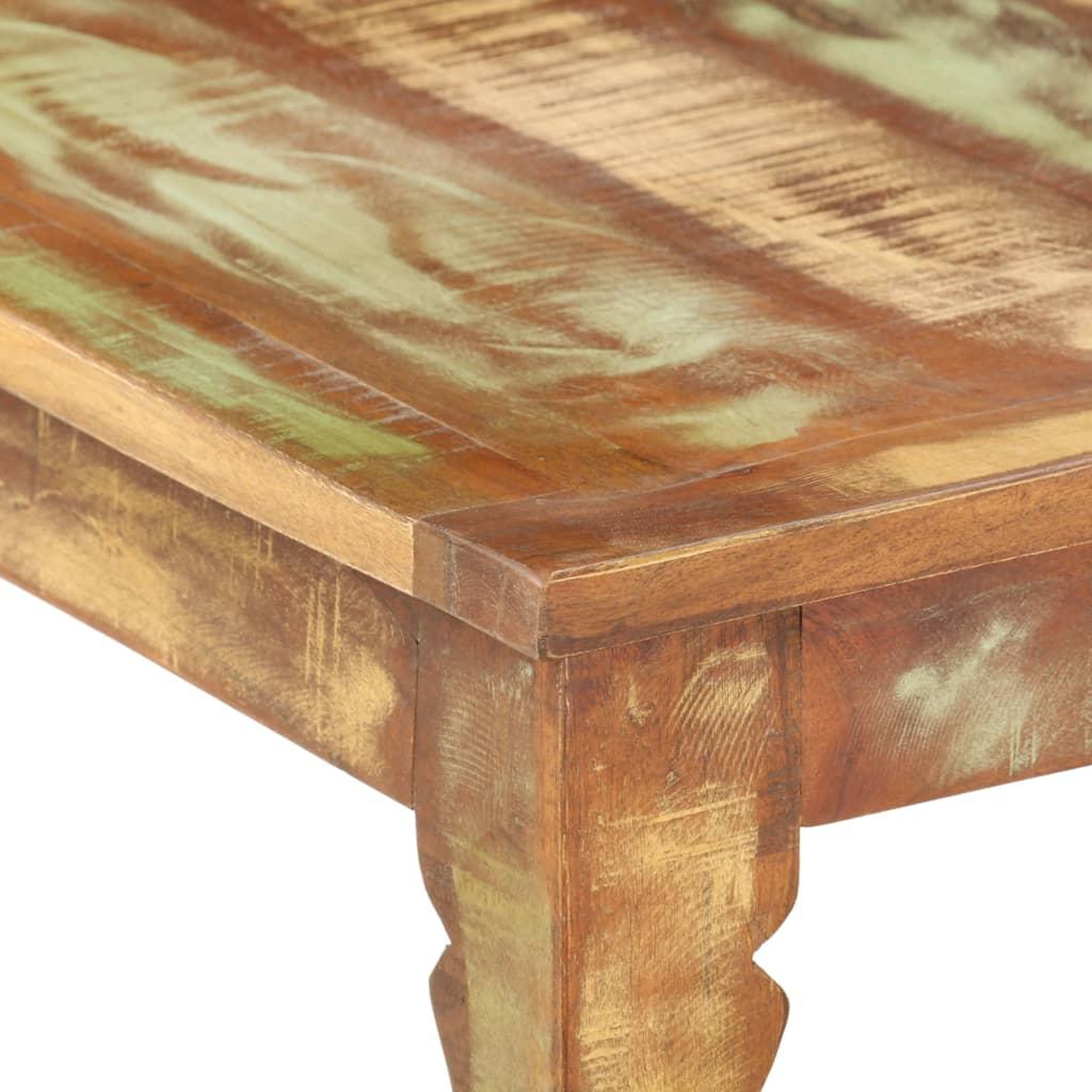 Voir la diapositive 3 : VIDAXL Table basse 110x50x40 cm Bois de recuperation solide