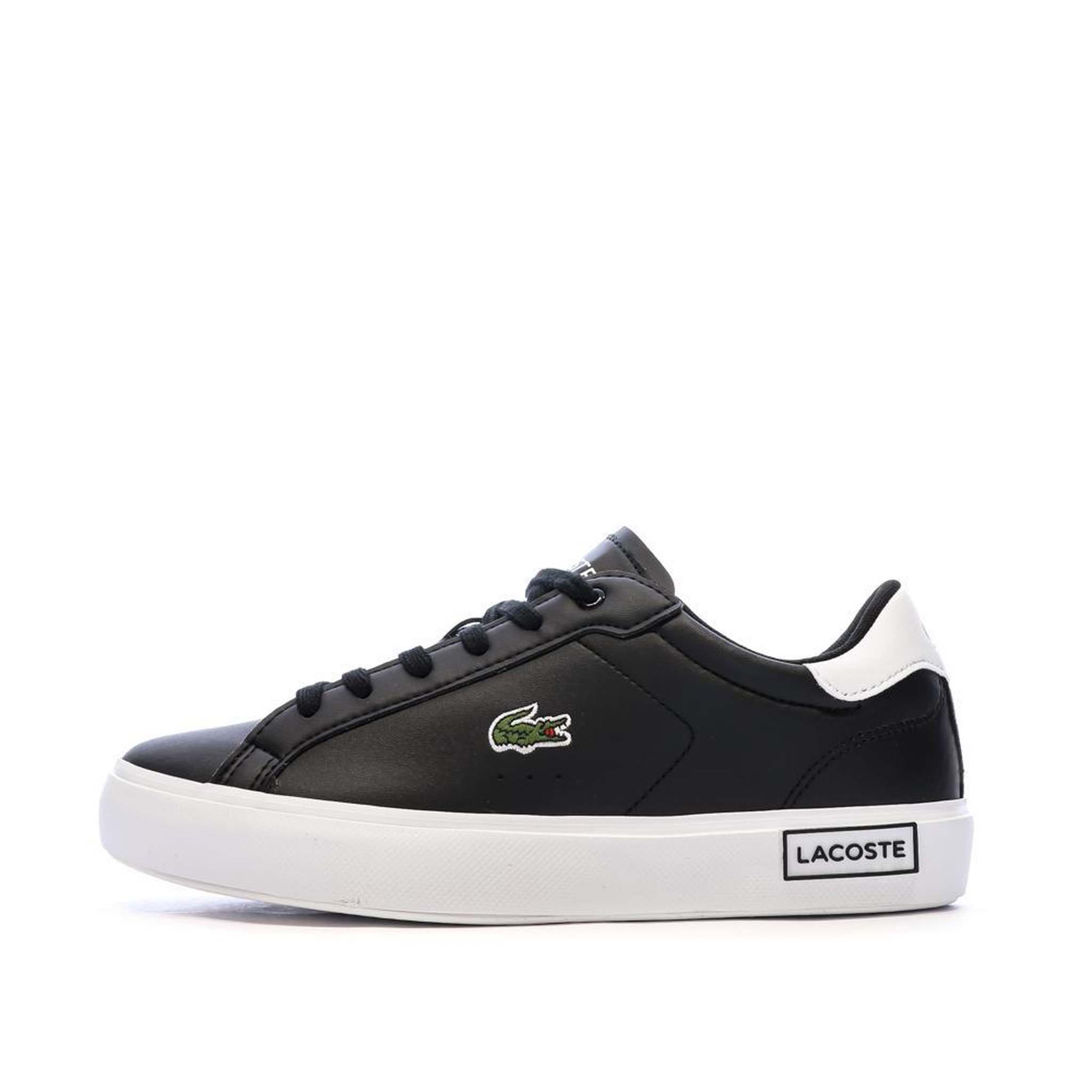 Lacoste Baskets Noires Femme Lacoste Powercourt Core Essentials. Coloris disponibles : Noir