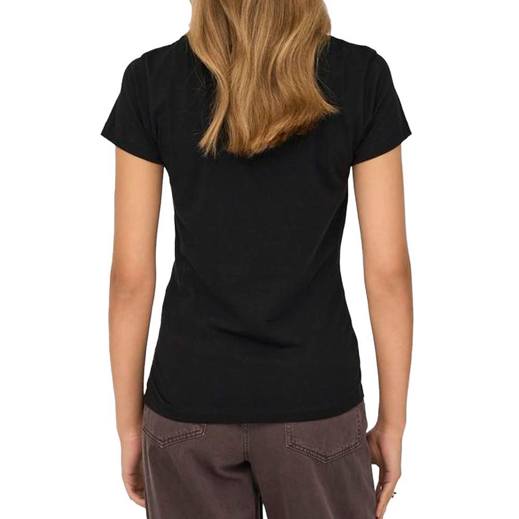 Voir la diapositive 2 : JACQUELINE DE YONG T-Shirt Noir JDY Femme Jdy Detail