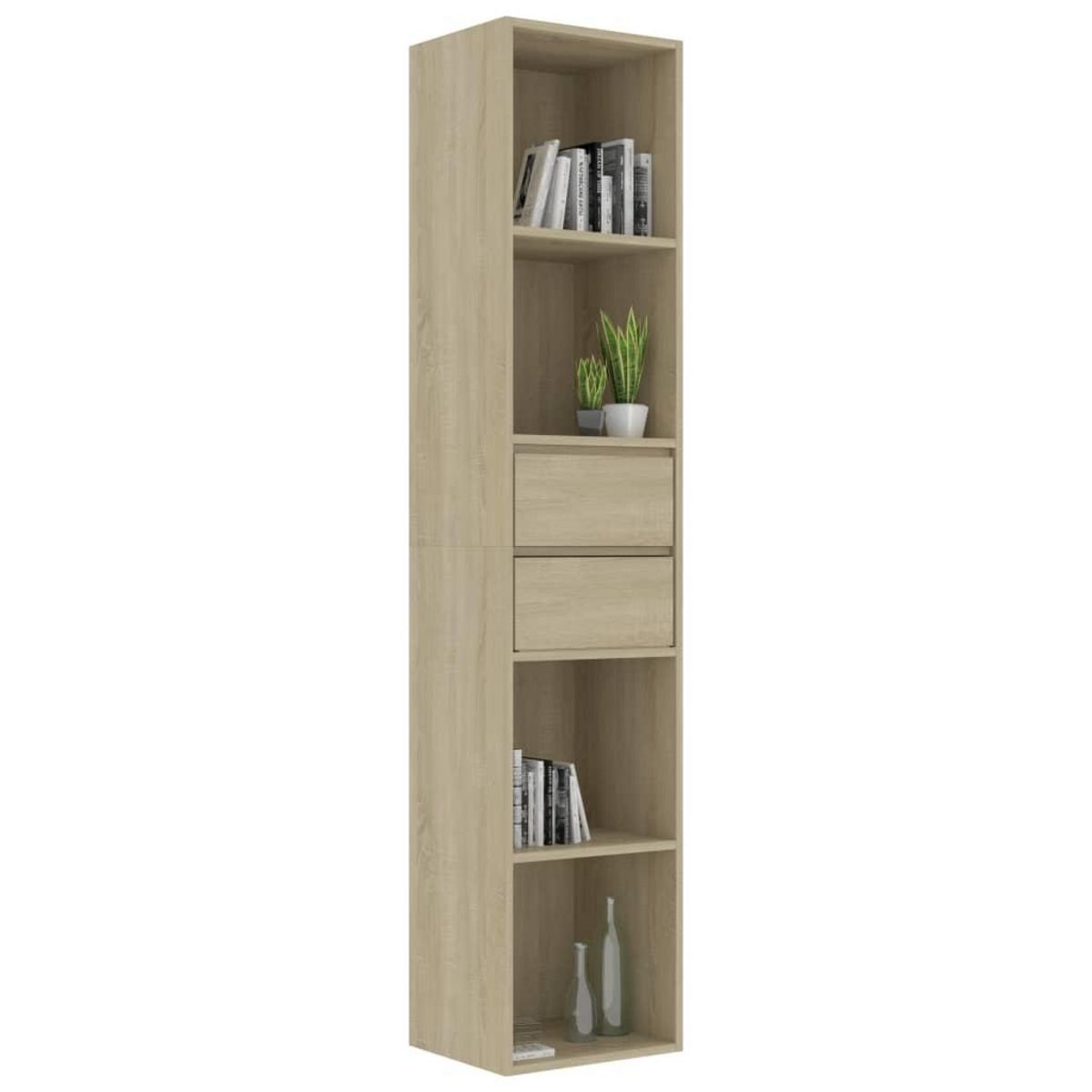 VIDAXL Bibliotheque Chene sonoma 36x30x171 cm Bois d'ingenierie
