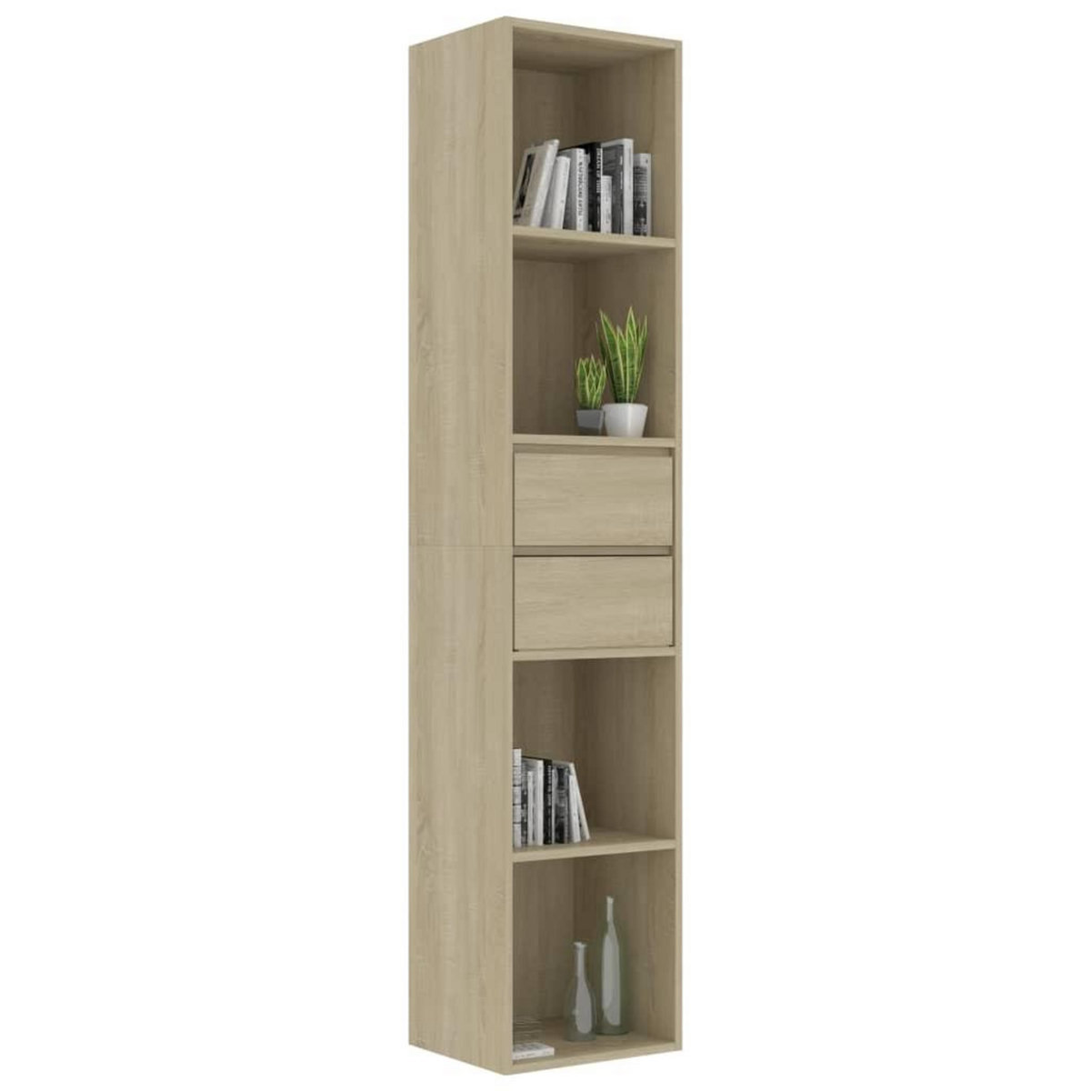 VIDAXL Bibliotheque Chene sonoma 36x30x171 cm Bois d'ingenierie