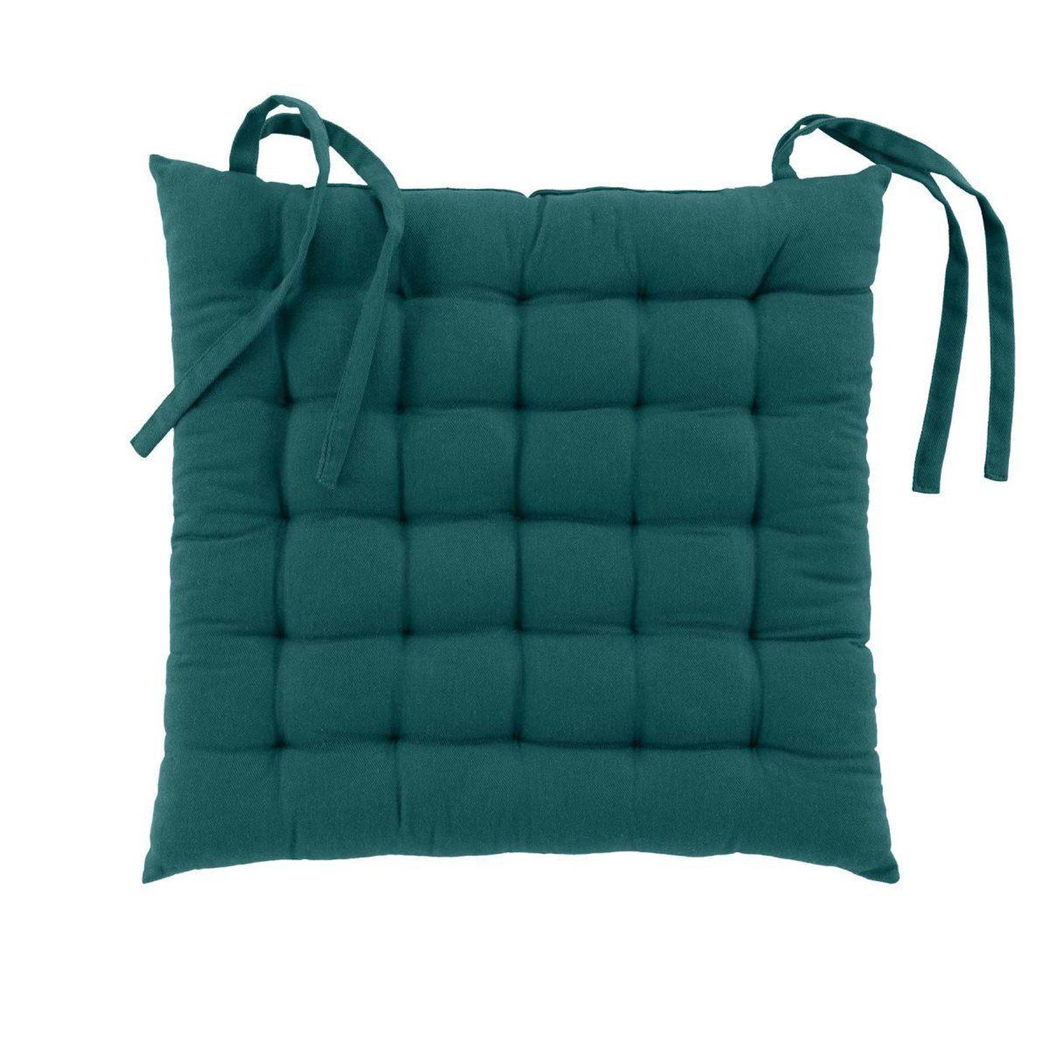 Douceur d'Intérieur Coussin de chaise  twily  38x38cm emeraude