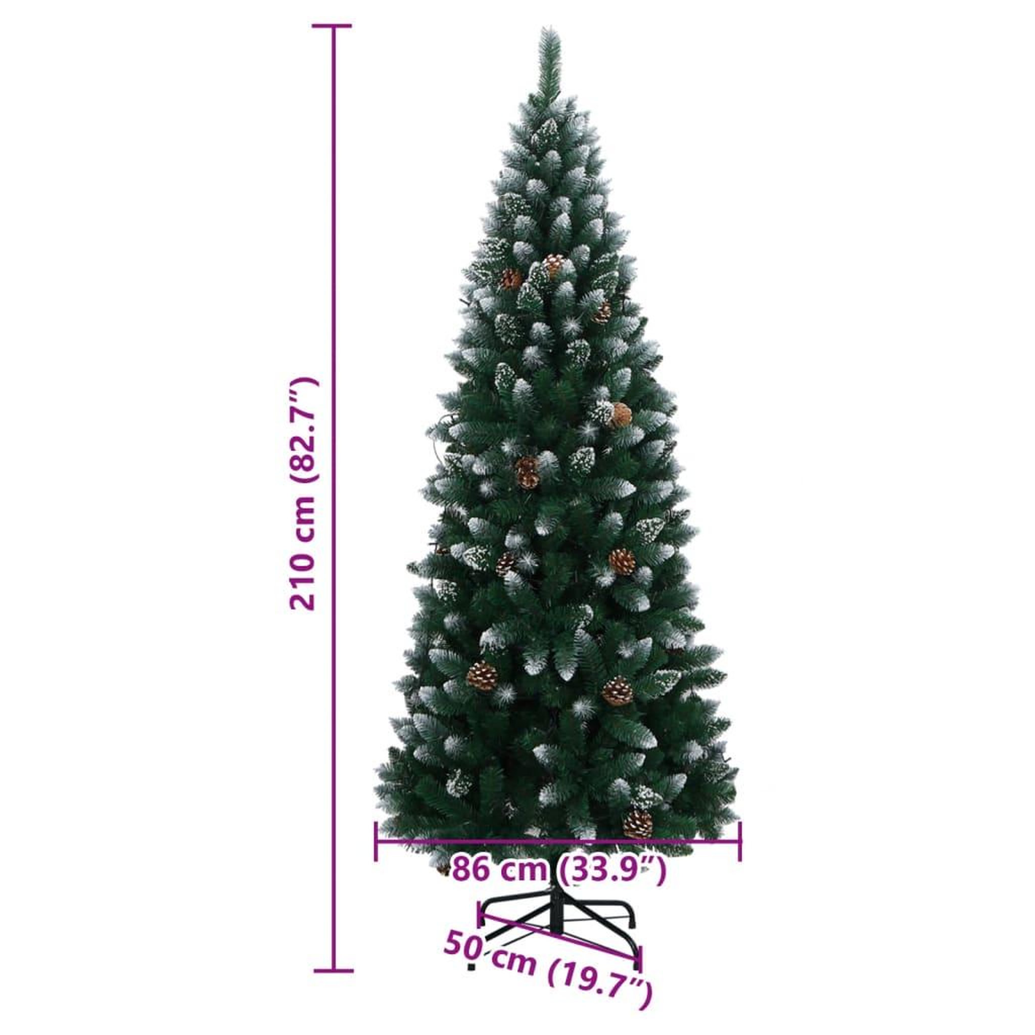 Voir la diapositive 6 : VIDAXL Sapin de Noël artificiel 300 LED 210 cm