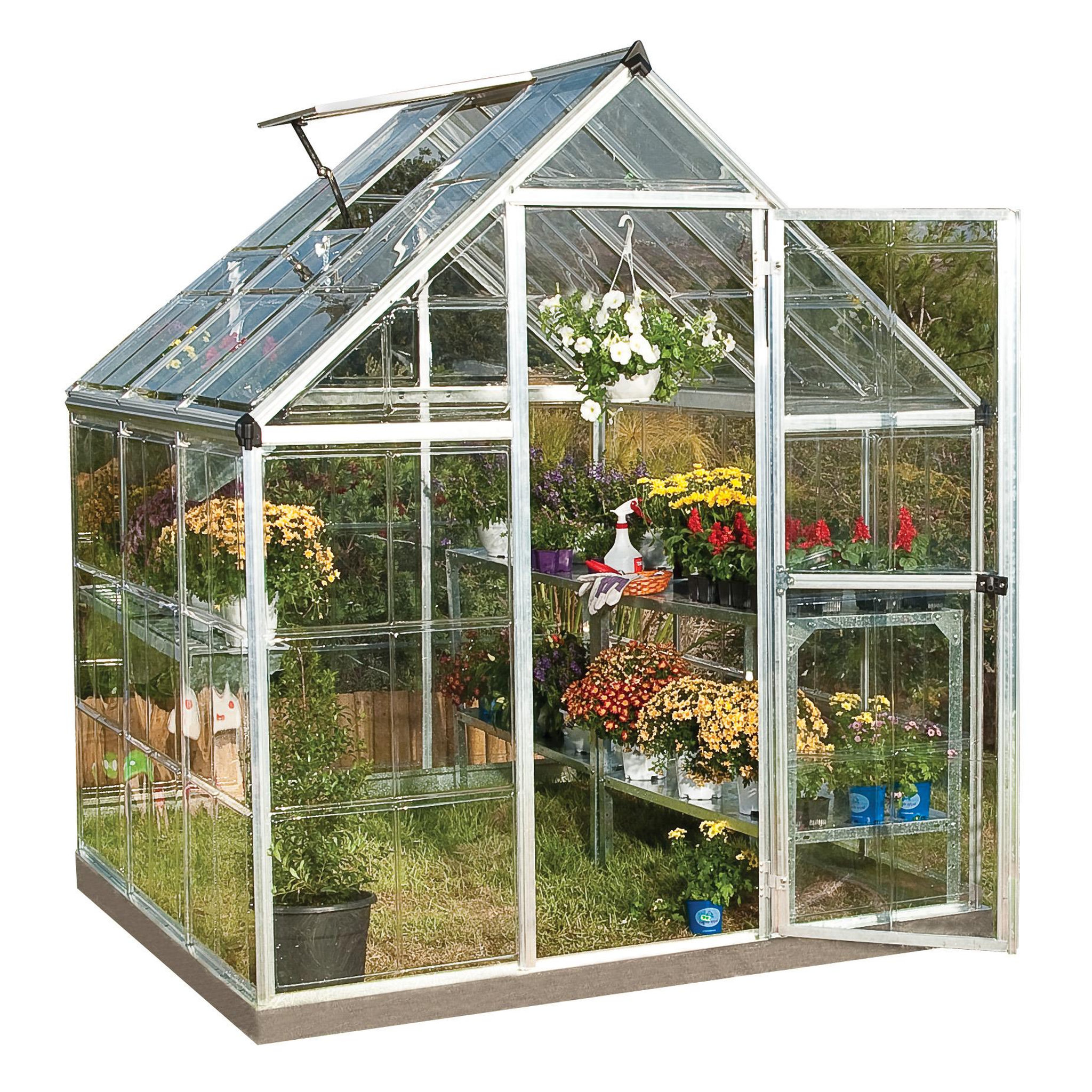 Voir la diapositive 3 : Canopia by PALRAM Serre de jardin - Polycarbonate - 3,4m² - HARMONY