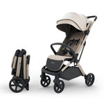 KINDERKRAFT Poussette compacte autofolding avec suspension. Coloris disponibles : Beige, Vert, Violet, Noir