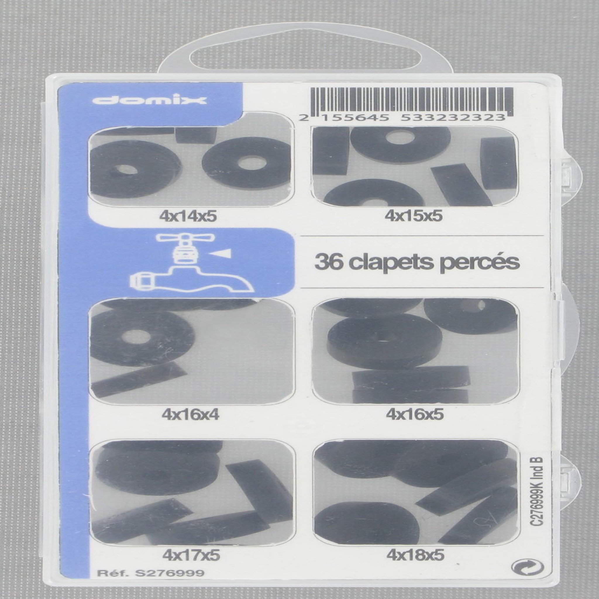 Comap Coffret de 36 clapets percés COMAP