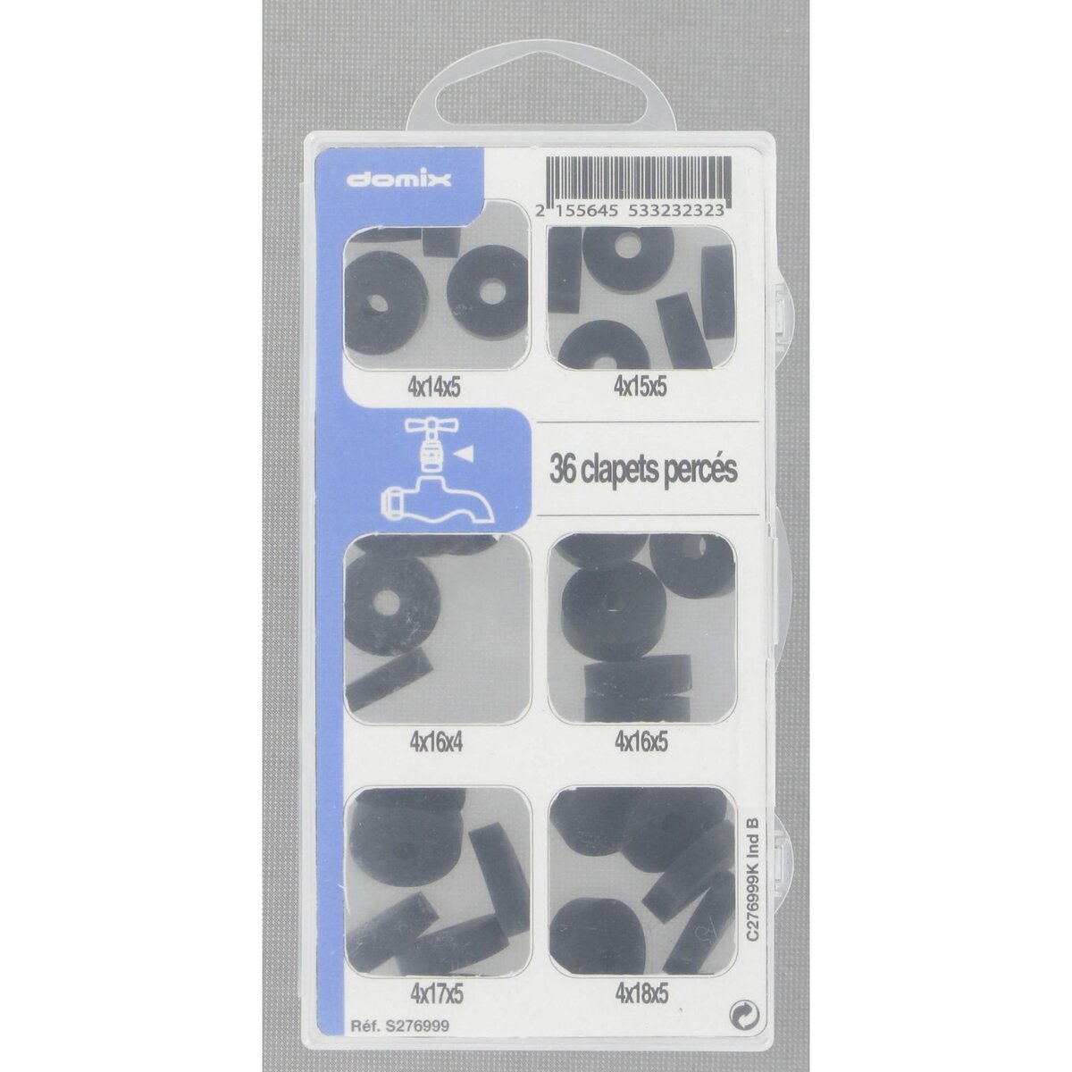 Comap Coffret de 36 clapets percés COMAP