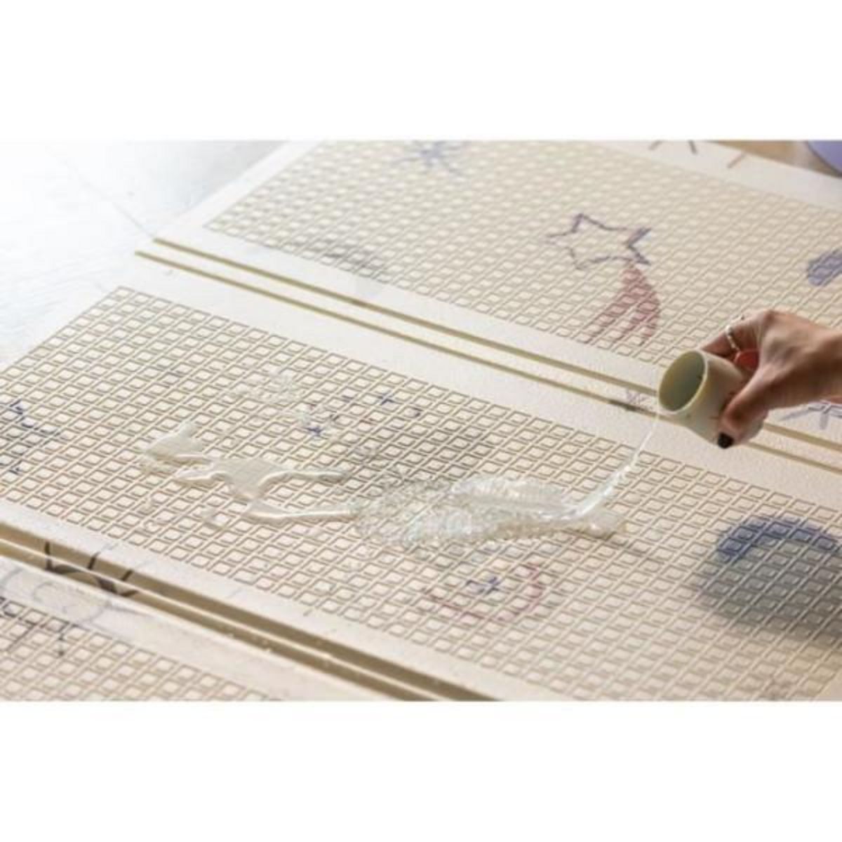 NUBY Tapis d'Éveil Réversible - NUBY - 200 x 150 x 1 cm - Arc-en-Ciel