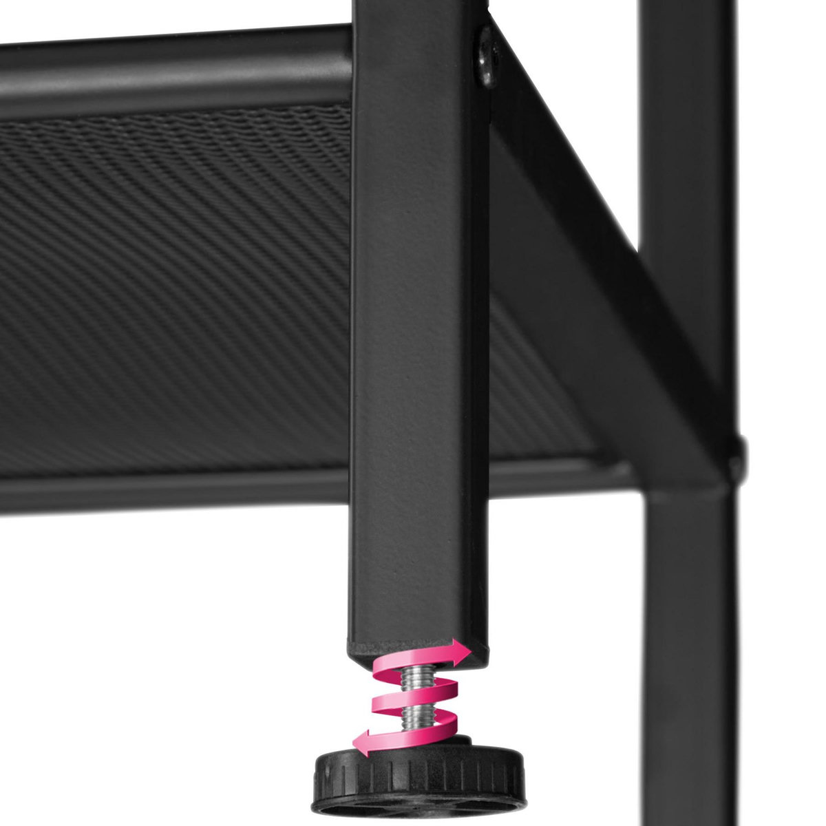 tectake Table de chevet Style industriel 405 x 405 x 525 cm