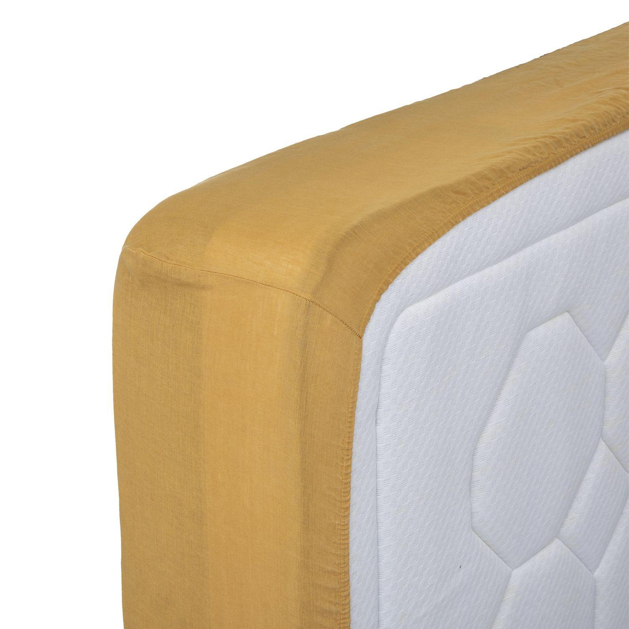 Voir la diapositive 3 : ATMOSPHERA Drap housse bonnet 30 cm 100% lin tropiques