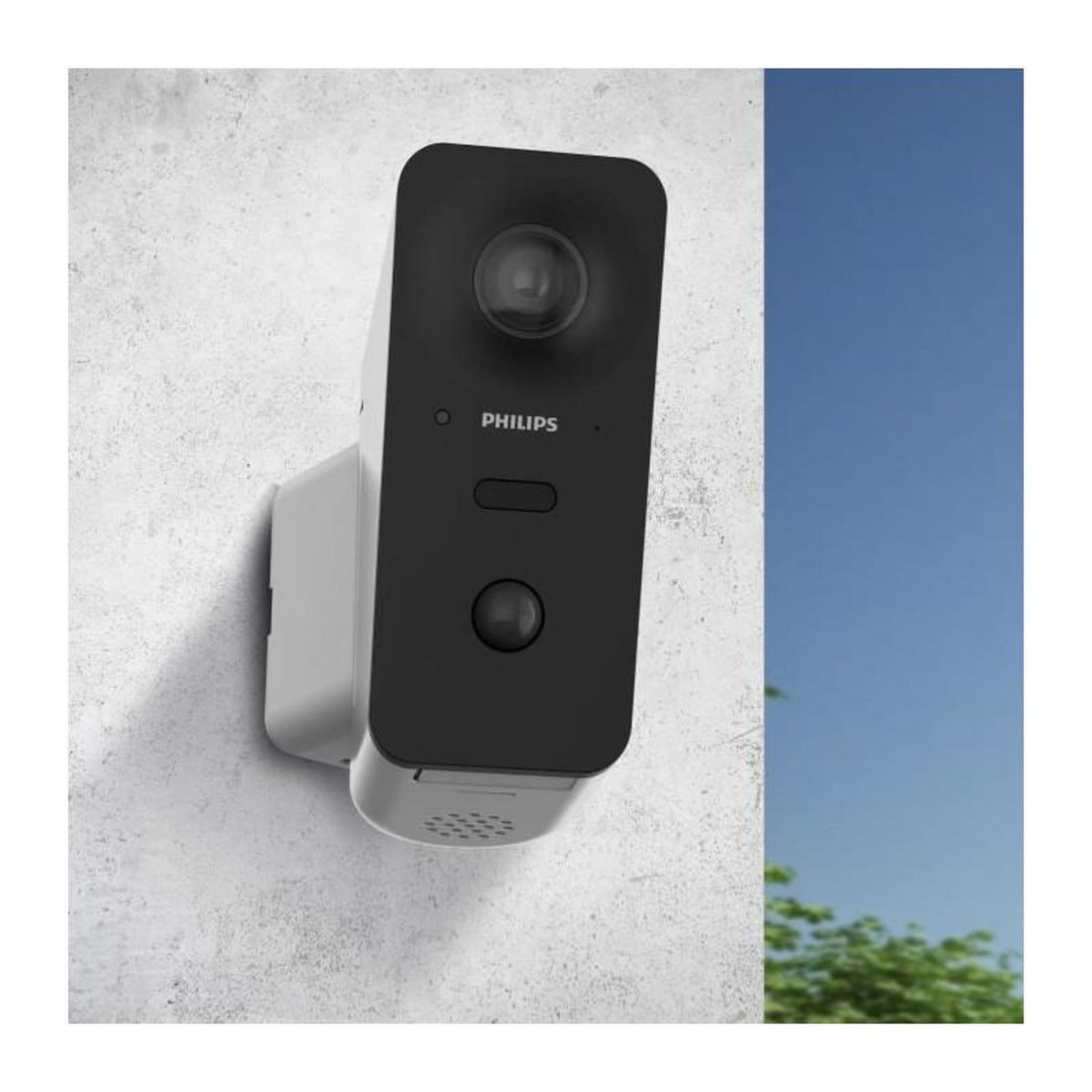 Philips Caméra motorisée extérieure PHILIPS 531050 Autotracking WelcomeEye View