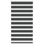 VIDAXL Store zebre noir 90x150 cm largeur du tissu 85,9 cm polyester