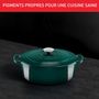 Voir la diapositive 4 : TEFAL Cocotte ELEGANCE 24cm Vert Forest