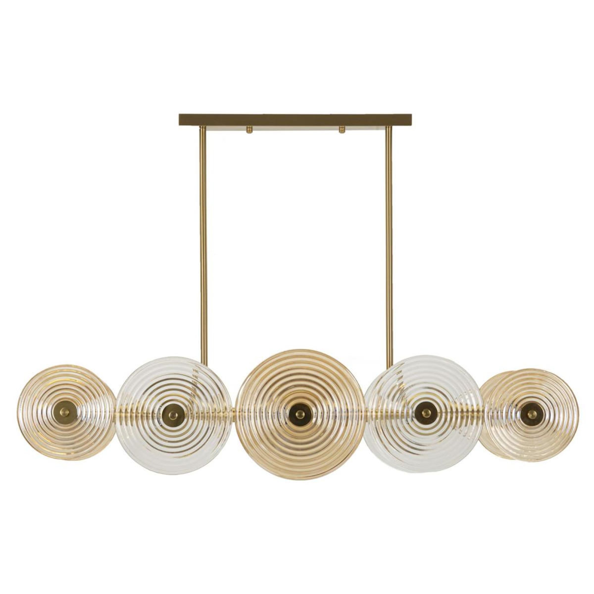 Paris Prix Plafonnier Design en Verre  Venice  116cm Or