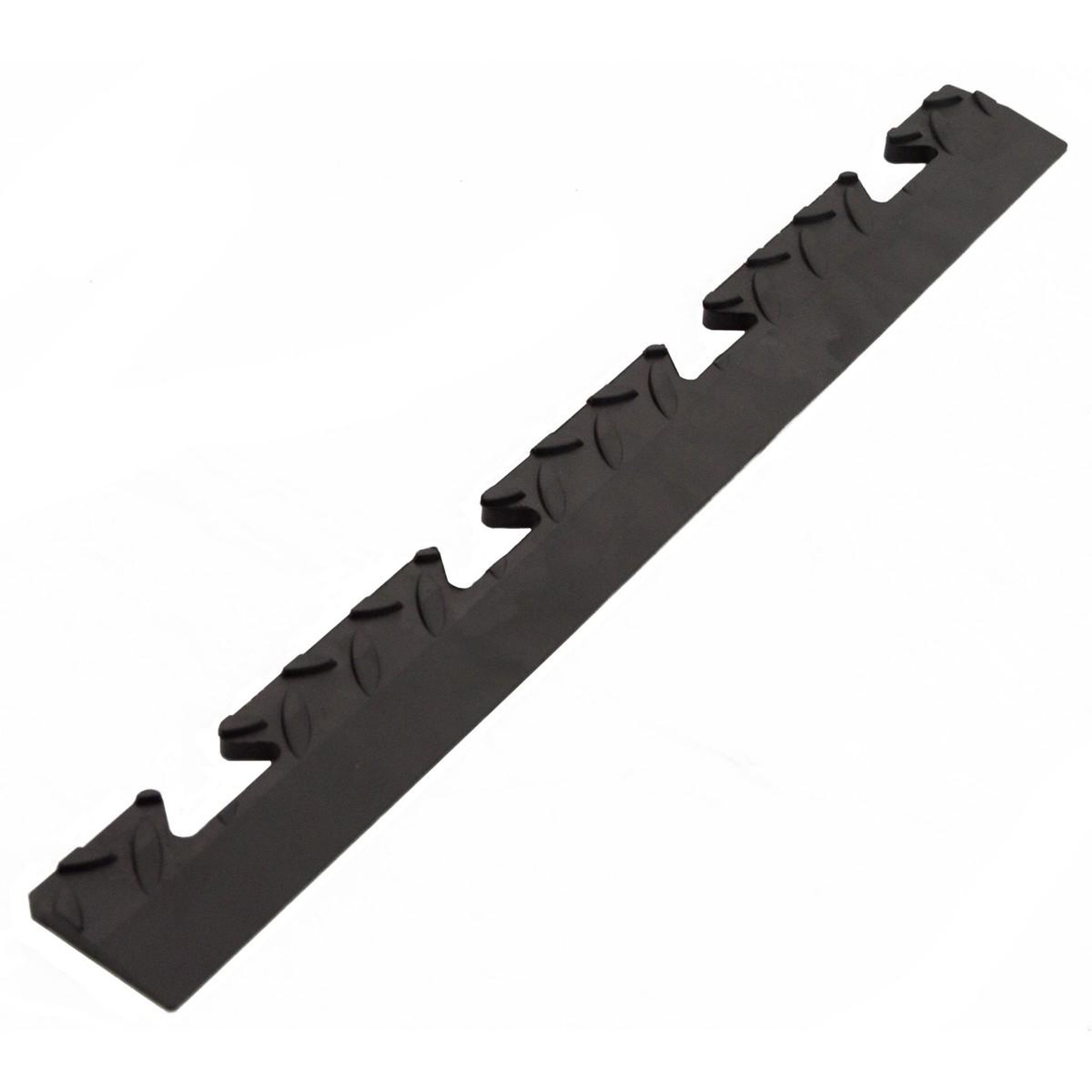 Voir la diapositive 2 : INTEC Pack 5 bordures femelles pour dalle pvc noire clipsable sol antidérapant carré garage atelier ps50crn/f intec