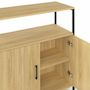 Voir la diapositive 6 : ID MARKET Buffet d'appoint 1 niche et 2 portes 70 cm DETROIT design industriel