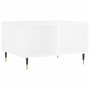 Voir la diapositive 2 : VIDAXL Table basse Blanc brillant 60x50x36,5 cm Bois d'ingenierie