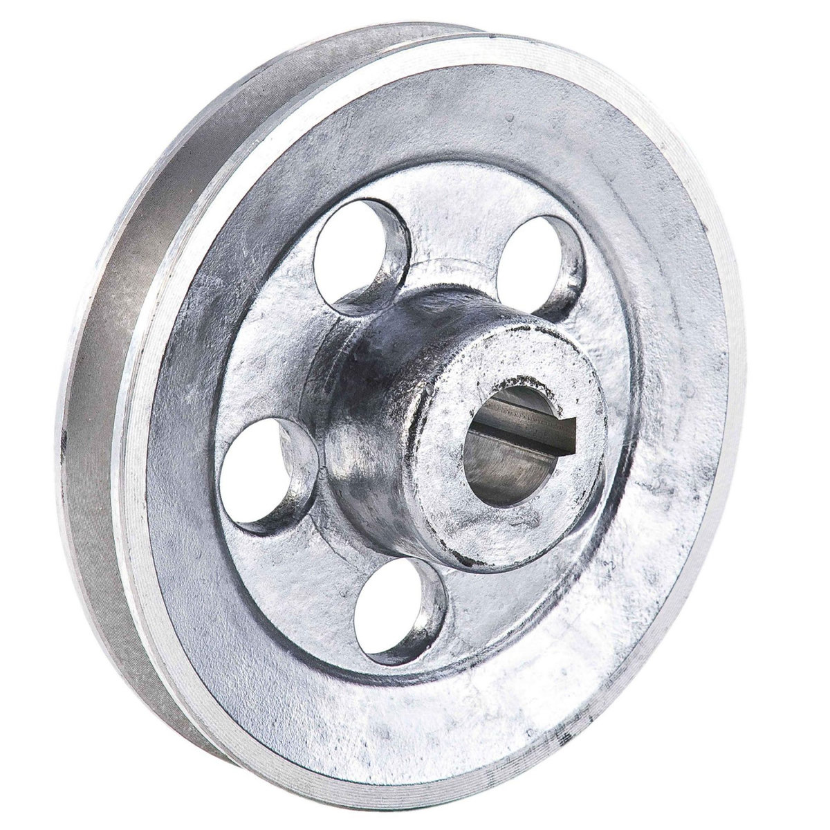 Ribitech Poulie en aluminium 120mm Alésage 24mm