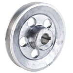 Ribitech Poulie en aluminium 120mm Alésage 24mm